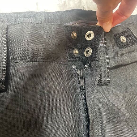 Ocean Pacific OP Sport Fleece Lined Ski Snowboard Pants Black Pockets Mens Sz L - Picture 4 of 15